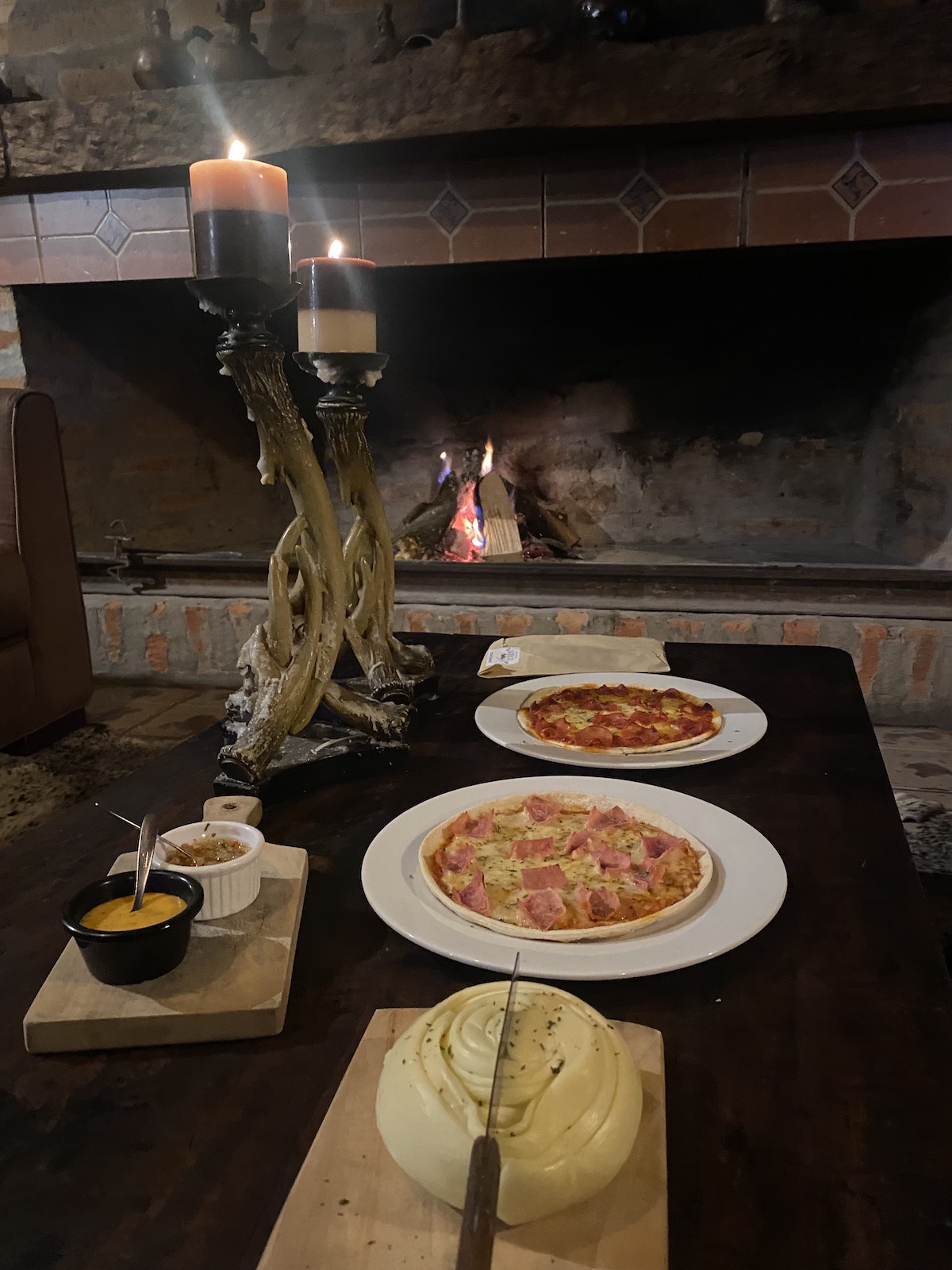 Pizza we tried in Ecuador and Galapagos Islands