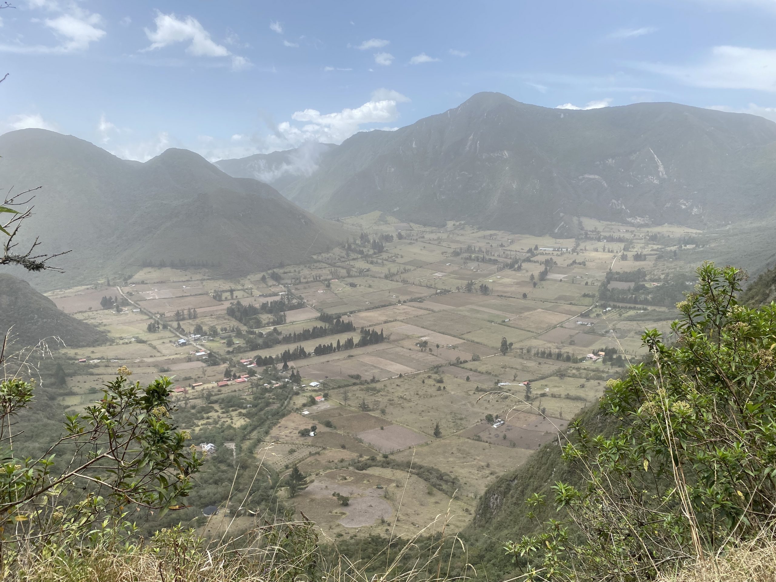 Pululahua Geobotanical Reserve view from the peak in Quito