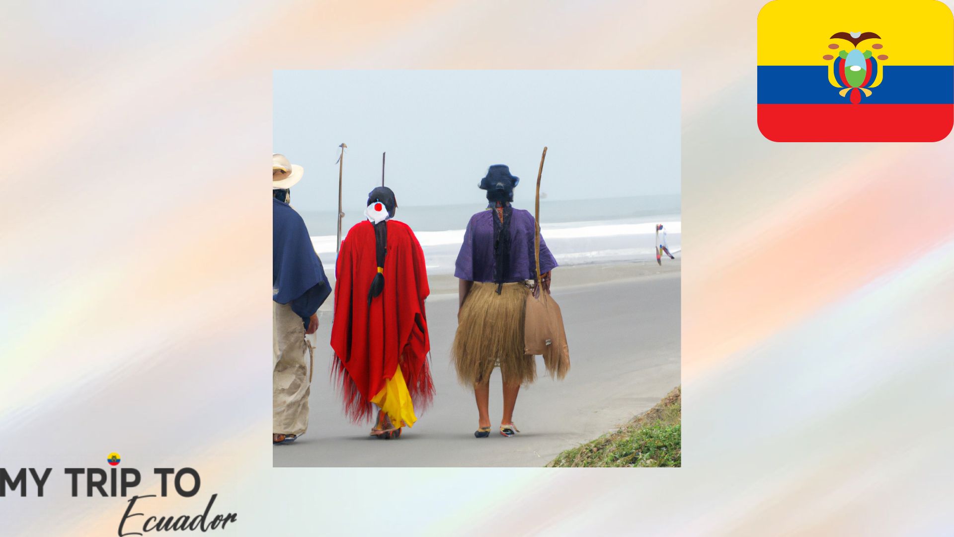 Vestimenta tradicional de la gente costera en Ecuador