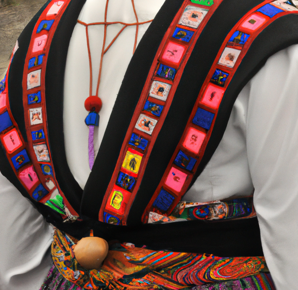 Tsáchila traditional clothing in Ecuador